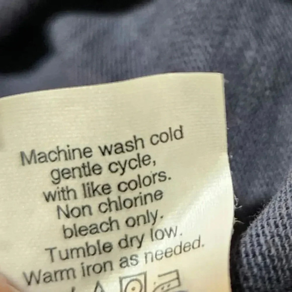 J. Crew Tuxedo Ruffle Front Navy Blue Scoop Neck Knit Top, Large (Org $70) - Picture 7 of 7